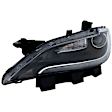 5-Piece Kit Driver and Passenger Side HID/Xenon Headlight, With bulb(s), For Models With Type 1 Bumper Cover, OE Replacement, Includes (3) Bumper Trim and (2) Headlight