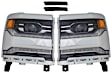 4-Piece Kit, Driver and Passenger Side LED Headlight, With bulb(s), OE Replacement, CAPA Certified, Includes (2) Bumper Trim and (2) Headlight