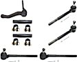 7-Piece Kit Front, Driver and Passenger Side Suspension Kit, Includes (1) Idler Arm, (4) Tie Rod End and (2) Tie Rod Adjusting Sleeve