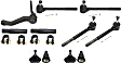 11-Piece Kit Front, Driver and Passenger Side Suspension Kit, Includes (4) Ball Joint, (4) Tie Rod End, (1) Idler Arm and (2) Tie Rod Adjusting Sleeve