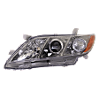 6-Piece Kit Driver and Passenger Side Halogen Headlight, Without bulb(s), Includes (1) Bumper Grille, (2) Fog Light Cover, (1) Grille and (2) Headlight