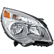 2013 Chevrolet Equinox - 6-Piece Kit Driver and Passenger Side Halogen Headlight, With bulb(s), OE Replacement, Sport Utility,  Includes (1) Bumper Grille, (2) Fog Light Cover, (1) Grille and (2) Headlight