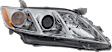 6-Piece Kit Driver and Passenger Side Halogen Headlight, USA Built Vehicle, Includes (1) Bumper Grille, (2) Fog Light Cover, (1) Grille Assembly, and (2) Headlight