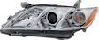 6-Piece Kit Driver and Passenger Side Halogen Headlight, USA Built Vehicle, Includes (1) Bumper Grille, (2) Fog Light Cover, (1) Grille Assembly, and (2) Headlight