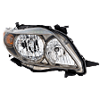 6-Piece Kit Driver and Passenger Side Halogen Headlight, Includes (1) Bumper Grille, (2) Fog Light Cover, (1) Grille Assembly, and (2) Headlight