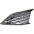 6-Piece Kit Driver and Passenger Side Halogen Headlight, Includes (1) Bumper Grille, (2) Fog Light Cover, (1) Grille Assembly, and (2) Headlight