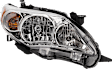 6-Piece Kit Driver and Passenger Side Halogen Headlight, North America Built, Includes (1) Bumper Grille, (2) Fog Light Cover, (1) Grille Assembly, and (2) Headlight, CAPA Certified
