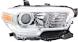 6-Piece Kit, Grille Chrome Shell with Painted Black Insert, Includes (1) Bumper Grille, (2) Fog Light Cover, (1) Grille Assembly, and (2) Headlight