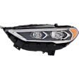 6-Piece Kit Driver and Passenger Side LED Headlight, Without Auto High Beam and Control Module, Includes (1) Bumper Grille, (2) Fog Light Cover, (1) Grille and (2) Headlight