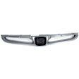 2006-2007 Honda Accord - 6-Piece Kit Driver and Passenger Side Halogen Headlight, Sedan, Primed Grille, Includes (1) Bumper Grille, (2) Fog Light Cover, (1) Grille Assembly, and (2) Headlight
