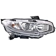 6-Piece Kit Driver and Passenger Side Halogen Headlight, Includes (1) Bumper Grille, (2) Fog Light Cover, (1) Grille Assembly, and (2) Headlight