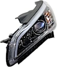 2015-2017 Hyundai Sonata - 6-Piece Kit Driver and Passenger Side Halogen Headlight, Includes (1) Bumper Grille, (2) Fog Light Cover, (1) Grille and (2) Headlight