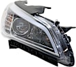 2015-2017 Hyundai Sonata - 6-Piece Kit Driver and Passenger Side Halogen Headlight, Includes (1) Bumper Grille, (2) Fog Light Cover, (1) Grille and (2) Headlight