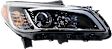 2015-2017 Hyundai Sonata - 6-Piece Kit Driver and Passenger Side Halogen Headlight, Includes (1) Bumper Grille, (2) Fog Light Cover, (1) Grille and (2) Headlight