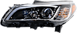 2015-2017 Hyundai Sonata - 6-Piece Kit Driver and Passenger Side Halogen Headlight, Includes (1) Bumper Grille, (2) Fog Light Cover, (1) Grille and (2) Headlight
