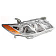 6-Piece Kit Driver and Passenger Side Halogen Headlight, Without bulb(s), Includes (1) Bumper Grille, (2) Fog Light Cover, (1) Grille Assembly, and (2) Headlight