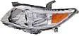 6-Piece Kit Driver and Passenger Side Halogen Headlight, Without bulb(s), Japan Built Vehicle, Includes (1) Bumper Grille, (2) Fog Light Cover, (1) Grille Assembly, and (2) Headlight