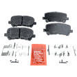 Rear Brake Disc and Pad Kit, Plain Surface