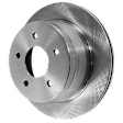Rear Brake Disc and Pad Kit, Plain Surface