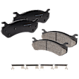 Rear Brake Disc and Pad Kit, Plain Surface