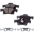 Rear Brake Disc and Pad Kit, Plain Surface