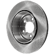 Rear Brake Disc and Pad Kit, Plain Surface