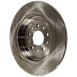Rear Brake Disc and Pad Kit, Plain Surface