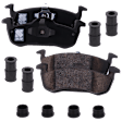 Rear Brake Disc and Pad Kit, Plain Surface
