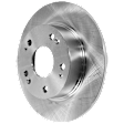 Rear Brake Disc and Pad Kit, Plain Surface
