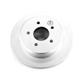KIT-092921-1985 Front and Rear Brake Disc and Pad Kit, Plain Surface, 5 Lugs, Front-314.96 mm/Rear-284.48 mm, Ceramic