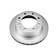 KIT-092921-2135 4-Wheel Set Brake Disc and Pad Kit, Plain Surface 8 Lugs - Front; 8 Lugs - Rear Semi-metallic RWD Pro-Line Series, Includes (4) Brake Disc and (2) Brake Pad Set
