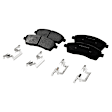 KIT-092921-2135 4-Wheel Set Brake Disc and Pad Kit, Plain Surface 8 Lugs - Front; 8 Lugs - Rear Semi-metallic RWD Pro-Line Series, Includes (4) Brake Disc and (2) Brake Pad Set