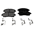 KIT-092921-2143 4-Wheel Set Brake Disc and Pad Kit, Plain Surface 8 Lugs - Front; 8 Lugs - Rear Semi-metallic RWD Autospecialty By Powerstop, Includes (4) Brake Disc and (2) Brake Pad Set