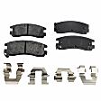 KIT-092921-2390 4-Wheel Set Brake Disc and Pad Kit, Plain Surface 5 Lugs - Front; 5 Lugs - Rear Ceramic Pro-Line Series, Includes (4) Disc and (2) Pad Set
