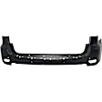 4-Piece Kit Rear, Upper and Lower Upper - Primed, Lower - Textured Bumper Cover, Includes (2) Bumper Cover and (2) Tail Light