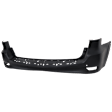 4-Piece Kit Rear, Upper and Lower Upper - Primed, Lower - Textured Bumper Cover, Includes (2) Bumper Cover and (2) Tail Light