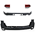4-Piece Kit Driver and Passenger Side, Inner Halogen Tail Light, With bulb(s), Includes (2) Bumper Cover and (2) Tail Light