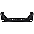 4-Piece Kit Rear, Upper and Lower Primed Bumper Cover, Includes (2) Bumper Cover and (2) Tail Light