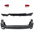 4-Piece Kit Driver and Passenger Side, Inner Halogen Tail Light, With bulb(s), Includes (2) Bumper Cover and (2) Tail Light