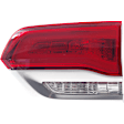 4-Piece Kit Driver and Passenger Side, Inner Halogen Tail Light, With bulb(s), Includes (2) Bumper Cover and (2) Tail Light
