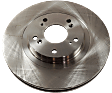 4-Wheel Set Front and Rear Brake Disc and Pad Kit, Plain Surface 5 Lugs Front-299.97 mm/Rear-304.55 mm Ceramic Pro-Line Series, Includes (4) Brake Disc and (2) Brake Pad Set