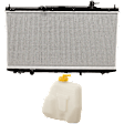 2-Piece Kit Radiator, includes Coolant Reservoir