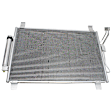 2-Piece Kit Radiator, 2.5L/3.5L Eng., includes A/C Condenser