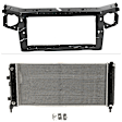 2-Piece Kit Radiator Support Assembly, includes Radiator