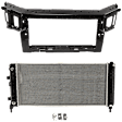 2-Piece Kit Radiator Support Assembly, includes Radiator