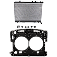2-Piece Kit Radiator Support Assembly, includes Radiator