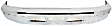 2-Piece Kit, Front Bumper, Chrome, Includes (1) Bumper and (1) Valance