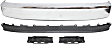 1995 Ford F-150 - 4-Piece Kit Front Bumper, For Models Without Pad and Bumper Cut Outs, Chrome, Includes (1) Bumper, (2) Bumper Bracket, and (1) Valance