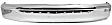 3-Piece Kit, Front Bumper, Chrome, Includes (1) Bumper, (1) Bumper Trim, and (1) Valance