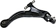 4-Piece Kit Front, Driver and Passenger Side, Lower Control Arm Kit, Includes (2) Control Arm and (2) Tie Rod End